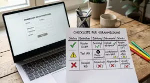 Vor der Registrierung